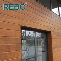 Easy installation exterior decorative bamboo wooden wall cladding panel