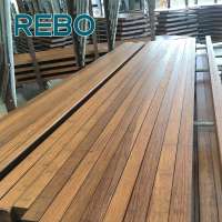 Outdoor bamboo decking floor joist keel