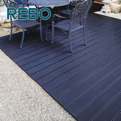 Deep carbonized color outdoor bamboo decking floor panel